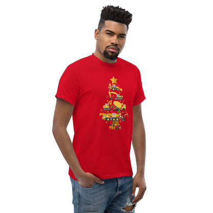 Construction Machine Christmas Tree  T-Shirt