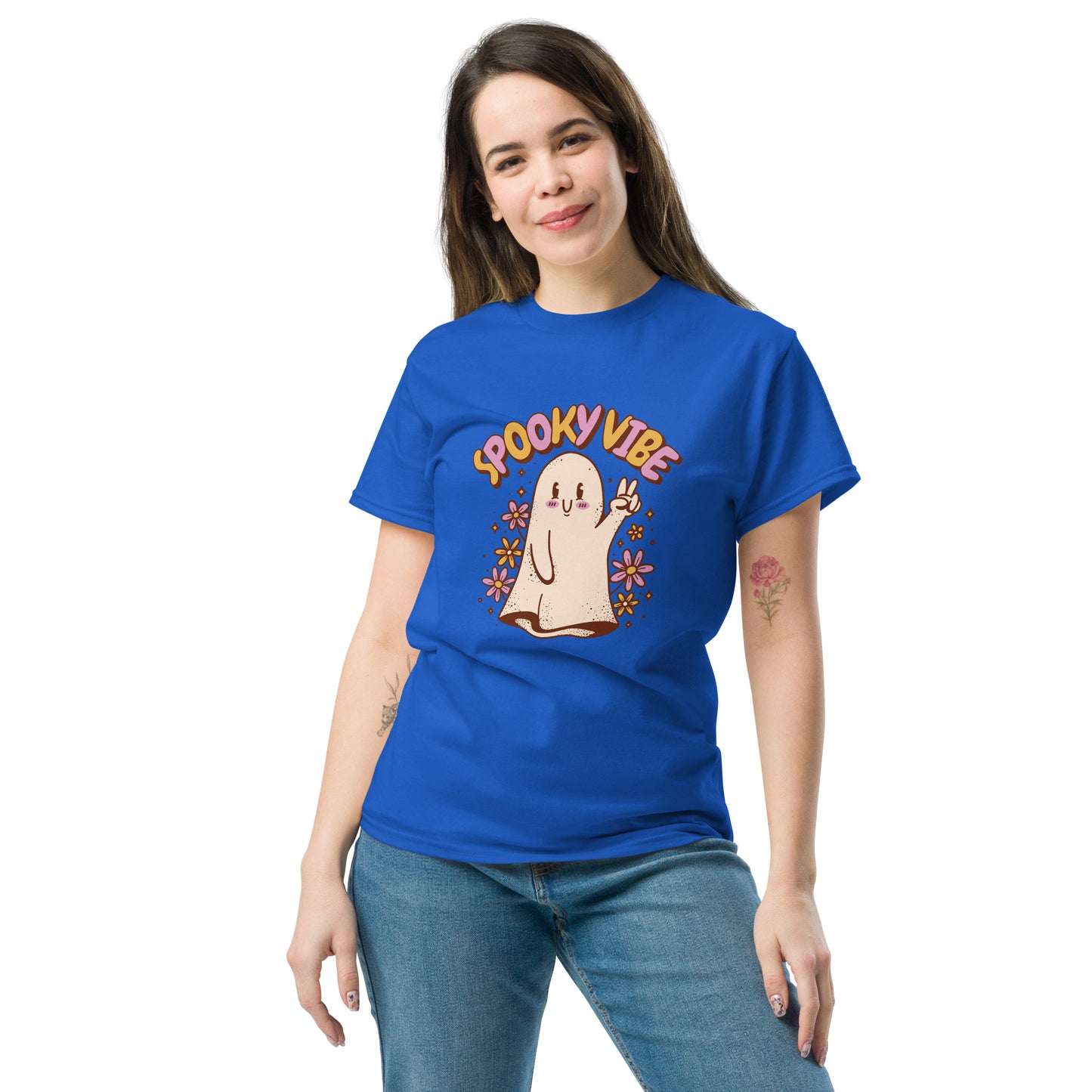 Spooky Vibe Cute Ghost T-Shirt