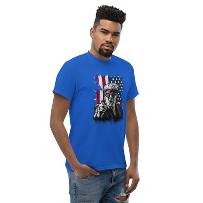 Political Figure And Flag T-Shirt