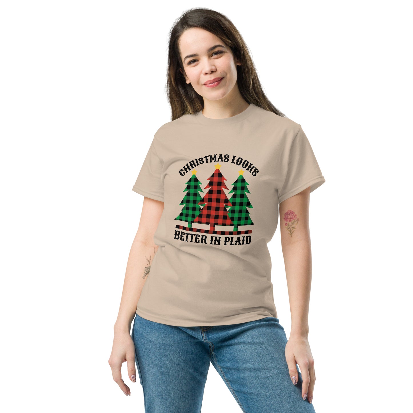 Christmas Plaid  T-Shirt