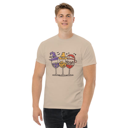 Holidays Wine Glasses T-Shirt