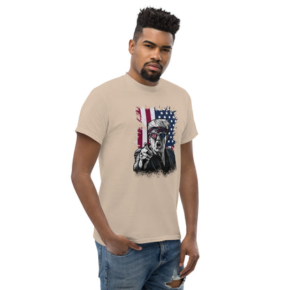 Political Figure And Flag T-Shirt