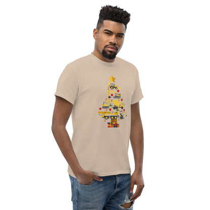 Construction Machine Christmas Tree  T-Shirt