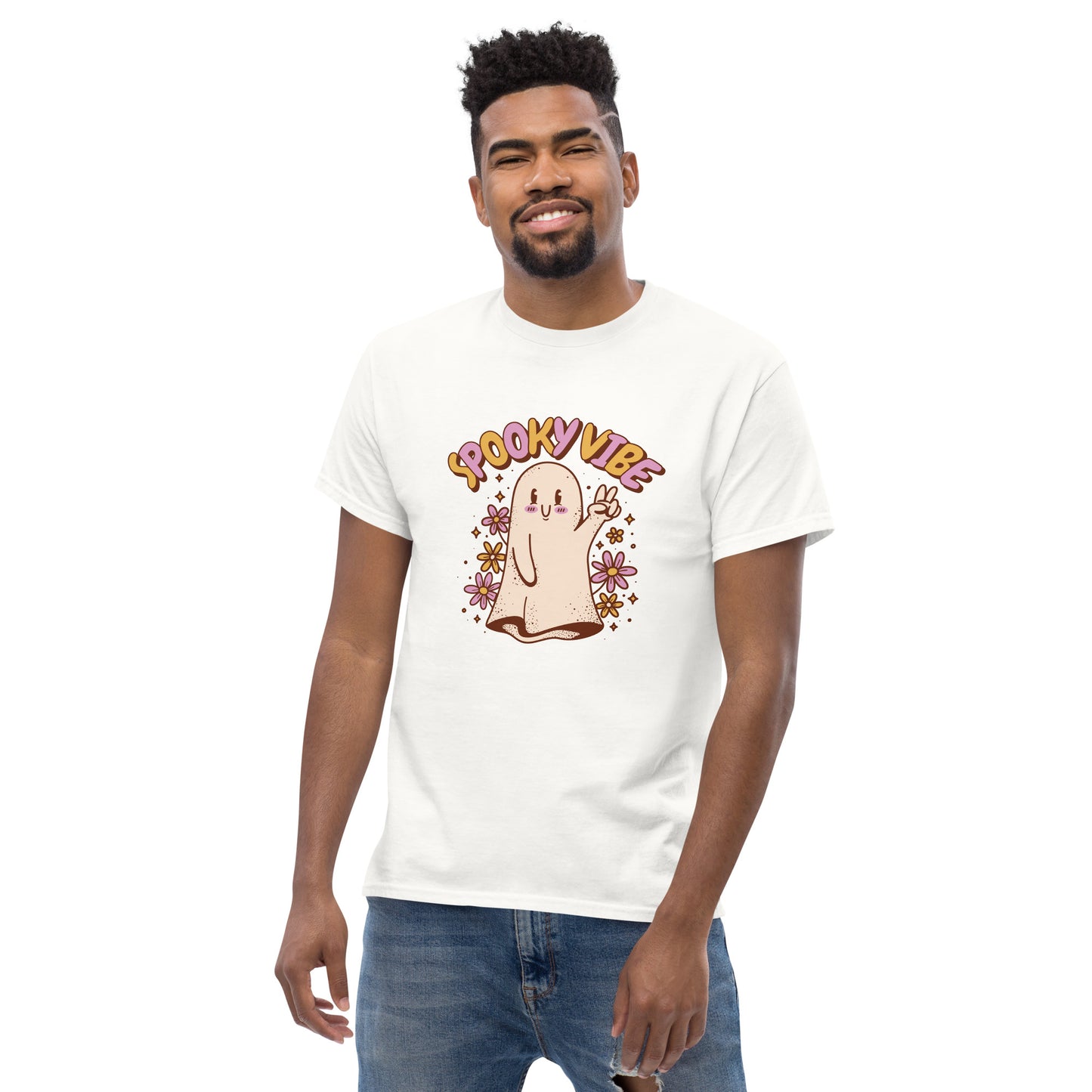 Spooky Vibe Cute Ghost T-Shirt