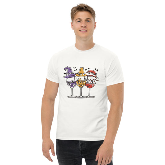 Holidays Wine Glasses T-Shirt