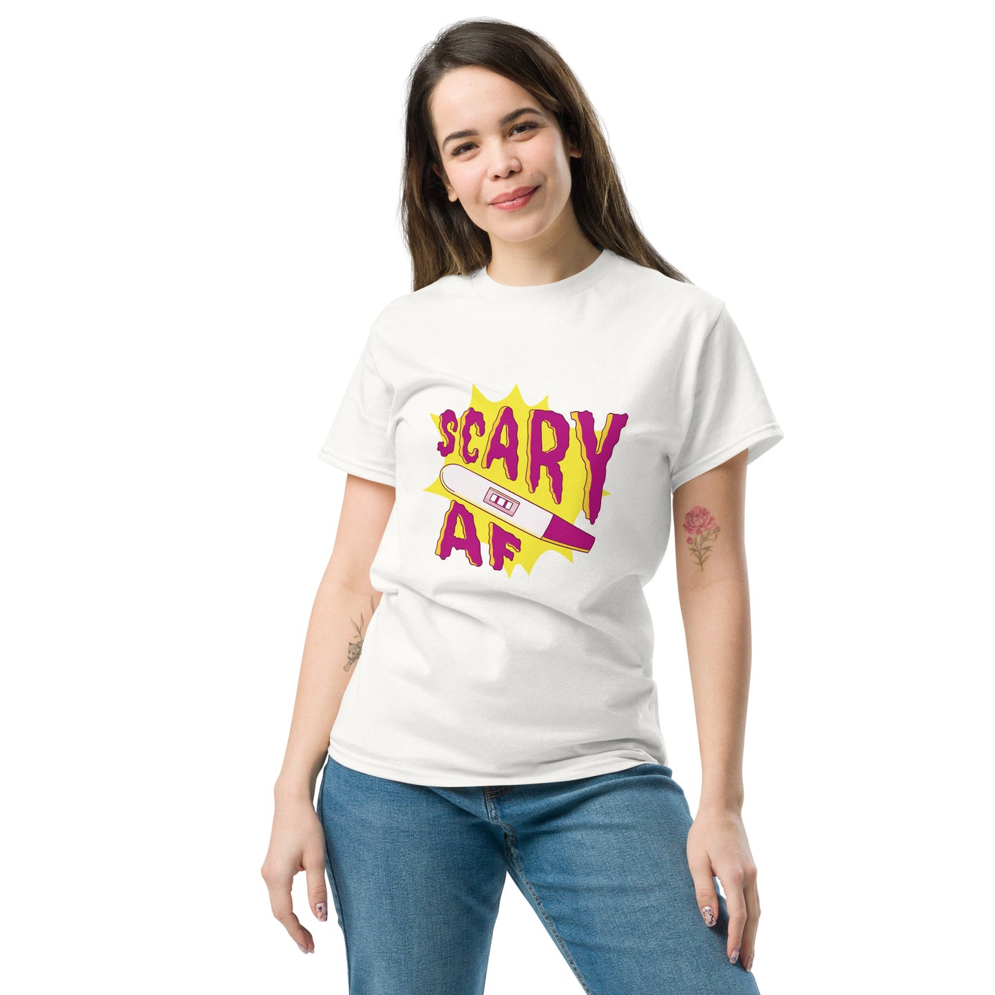 Scary Af Pregnancy Test T-Shirt