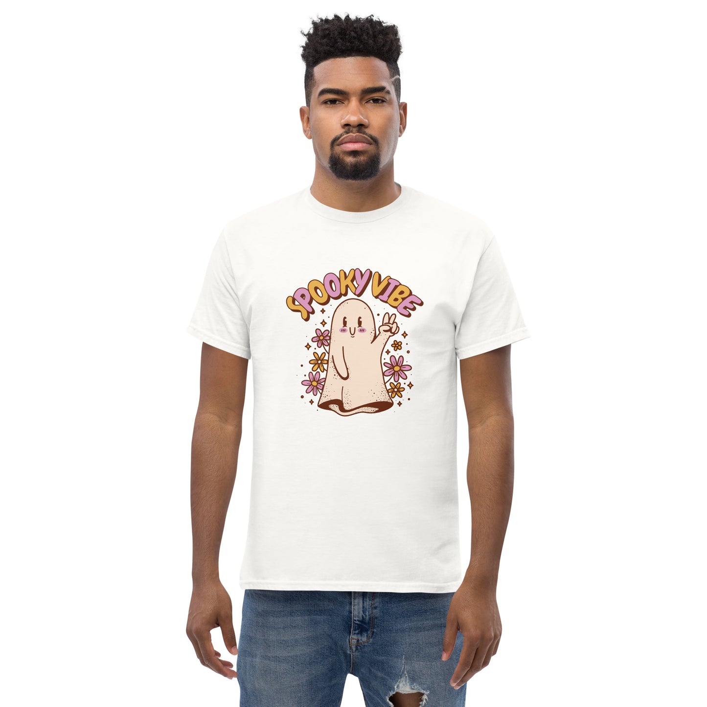 Spooky Vibe Cute Ghost T-Shirt